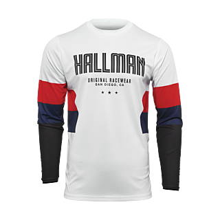 Thor Motocross Gear 2026 Hallman Differ Draft - White / Red / Navy
