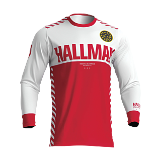 Thor Motocross Jersey 2026 Hallman Differ Slice - White / Red