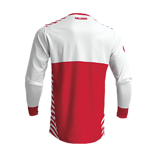 Thor Motocross Jersey 2026 Hallman Differ Slice - White / Red