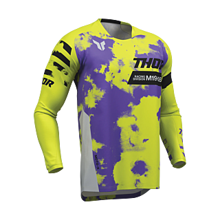 Thor Motocross Gear 2026 Launchmode Bleach - Grey / Acid