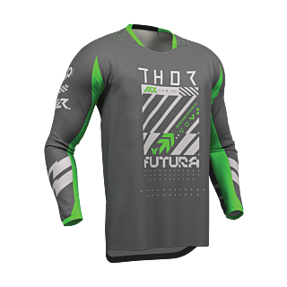 Thor Motocross Gear 2026 Launchmode Futura - Charcoal / Green