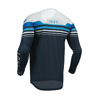 Thor Motocross Jersey 2026 Launchmode Vented Raptor - Midnight / Grey