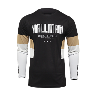 Thor Motocross Jersey Hallman Differ Draft - Black / Latte
