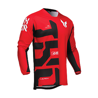 Thor Motocross Jersey Launchmode Forge - Red