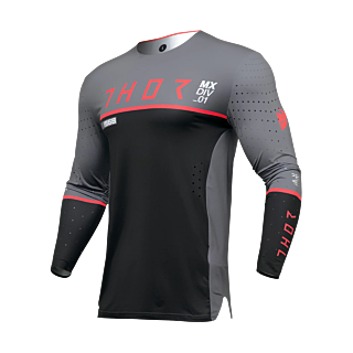 Thor Motocross Jersey Prime Ace - Charcoal / Black
