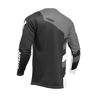 Thor Motocross Jersey Sector Checker - Charcoal Black / Grey