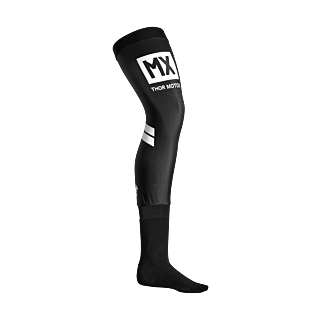 Thor Motocross Socks Long Kneebrace Comp - Black / White