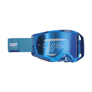 Thor Motocross Goggle Activate - Blue / White - Mirror Blue