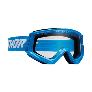 Thor Motocross Goggle Combat Racer - Blue / White - Clear