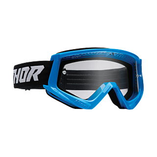 Thor Motocross Goggle Combat Racer - Blue / Black - Clear