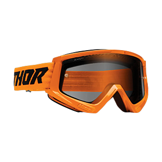 Thor Motocross Goggle Combat Sand Racer - Flo Orange / Black - Smoke