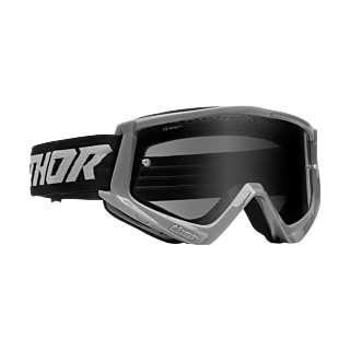 Thor Motocross Goggle Combat Sand Racer - Grey / Black - Smoke