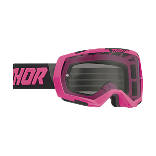 Thor Motocross Goggle Regiment - Flo Pink / Black - Smoke