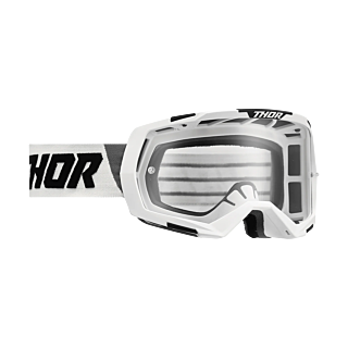Thor Motocross Goggle Regiment - White / Black - Clear