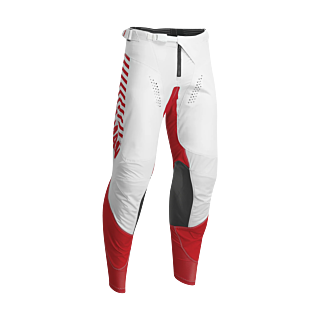 Thor Motocross Pants 2026 Hallman Differ Slice - White / Red