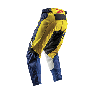 Thor Motocross Pants Pulse Level - Navy / Yellow
