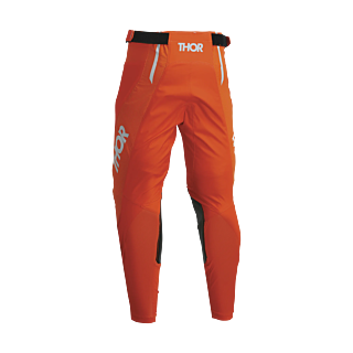 Thor Motocross Pants Pulse Mono - Orange / Light Grey