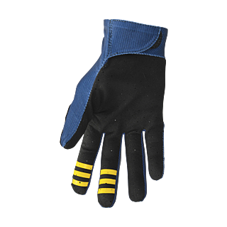 Thor Motocross Gloves 2026 Hallman Mainstay Slice - Navy / Lemon