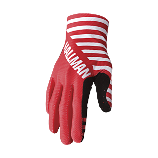 Thor Motocross Gloves 2026 Hallman Mainstay Slice - White / Red