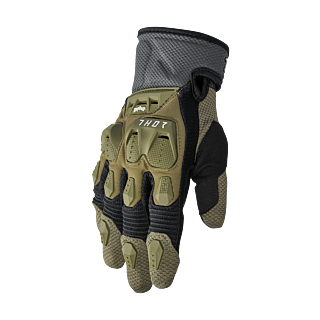Thor Motocross Gloves Terrain - Army / Charcoal