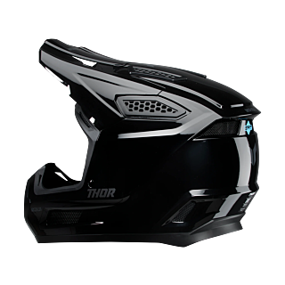 Thor Motocross Helmet Fleet - Blackout Gloss