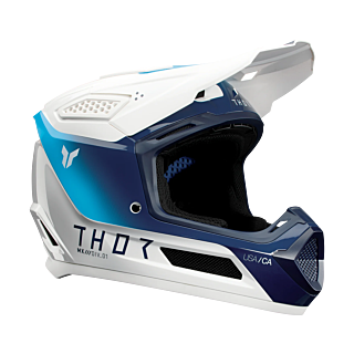Thor Motocross Helmet Fleet Storm - White / Navy