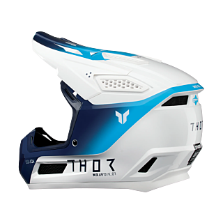 Thor Motocross Helmet Fleet Storm - White / Navy