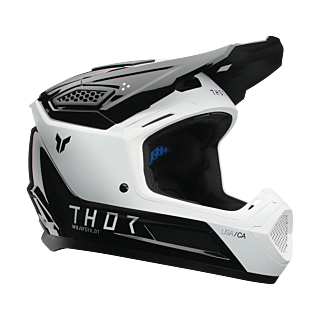Thor Motocross Helmet Fleet Storm - Black / White