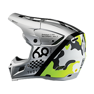 Thor Motocross Helmet Reflex Sport Riot - Grey / Acid