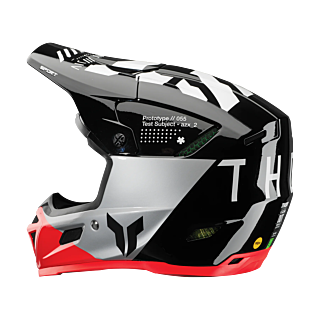 Thor Motocross Helmet Reflex Sport Strike - Black / Red