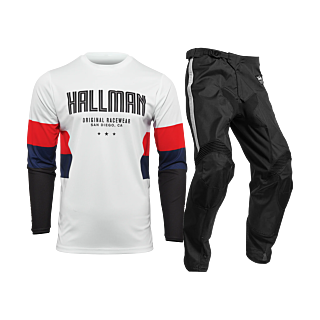 Thor Motocross Gear 2026 Hallman Differ Draft - White / Red / Navy