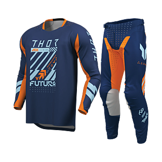 Thor Motocross Gear 2026 Launchmode Futura - Navy / Orange