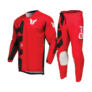 Thor Motocross Gear Launchmode Forge - Red