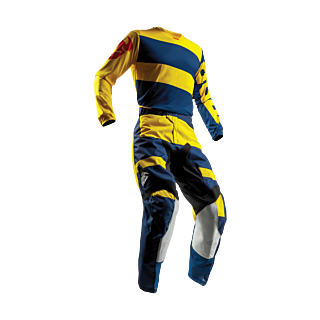 Thor Motocross Gear Pulse Level - Navy / Yellow