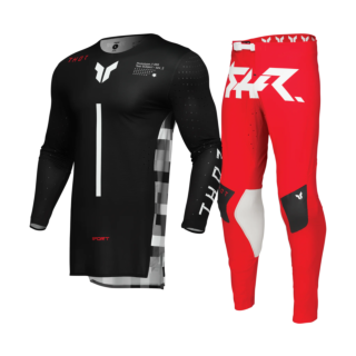 Thor Motocross Gear Sportmode Riot - Black / Red