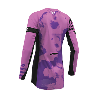 Thor Women Motocross Jersey 2026 Launchmode Bleach - Black / Orchid