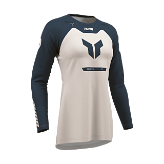 Thor Women Motocross Jersey 2026 Ridemode Menace - Midnight / Dust