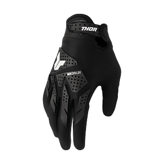 Thor Women Motocross Gloves 2026 Launchmode XP - Black