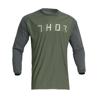 Thor Enduro Jersey Terrain - Army / Charcoal