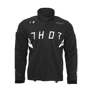 Thor Fleece Jacket Warmup - Black / White