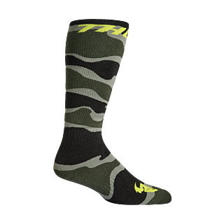 Thor Youth Motocross Socks - Camo / Green / Acid