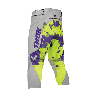 Thor Youth Motocross Pants 2026 Launchmode Bleach - Grey / Acid