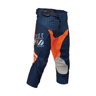 Thor Youth Motocross Pants 2026 Launchmode Futura - Navy / Orange