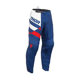 Thor Youth Motocross Pants Sector Checker - Navy / Red