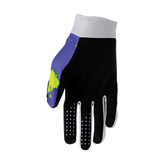 Thor Youth Motocross Gloves 2026 Launchmode Bleach - Grey / Acid