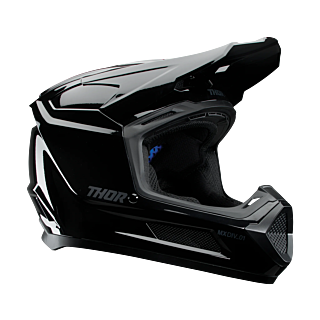 Thor Youth Motocross Helmet Fleet - Blackout Gloss