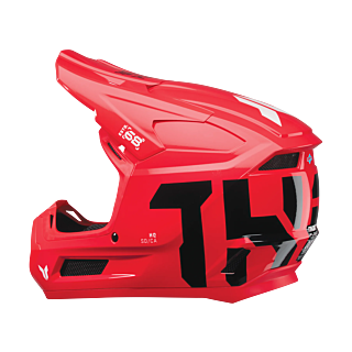 Thor Youth Motocross Helmet Fleet Forge - Red