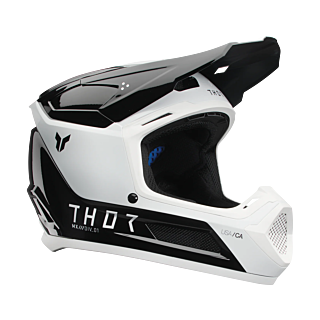 Thor Youth Motocross Helmet Fleet Storm - Black / White