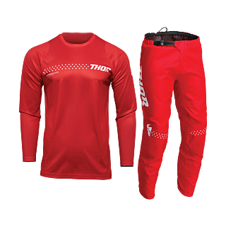 Thor Youth Motocross Gear Sector Minimal - Red