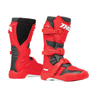Thor Youth Motocross Boots Blitz XR - Red / Charcoal